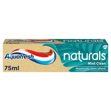 Aquafresh Naturals Mint Clean Pasta do zębów z fluorkiem 75 ml (1)