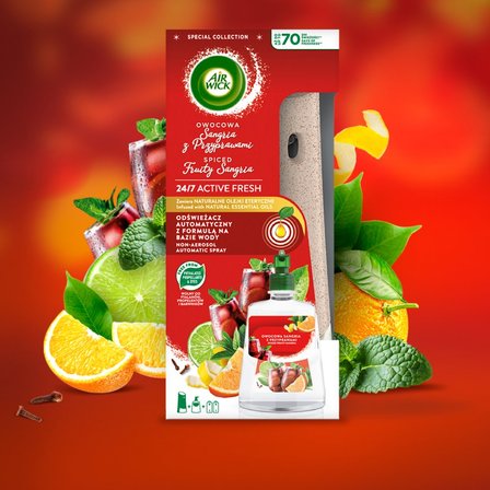 Air Wick Active Fresh Odświeżacz automatyczny owocowa sangria z przyprawami 228 ml (11)