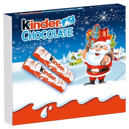 Kinder Chocolate Batonik z mlecznej czekolady z nadzieniem mlecznym 50 g (4 sztuki) (1)