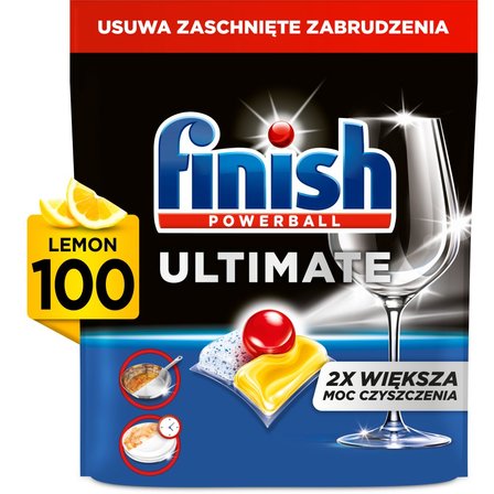 Finish Ultimate Lemon Kapsułki do mycia naczyń w zmywarce 1290 g (100 sztuk) (2)