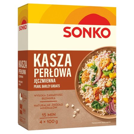 Sonko Kasza jęczmienna perłowa 400 g (4 x 100 g) (1)