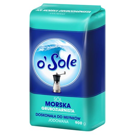 o'Sole Sól morska gruboziarnista jodowana 900 g (2)