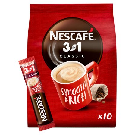 Nescafé 3in1 Classic Rozpuszczalny napój kawowy 165 g (10 x 16,5 g) (2)