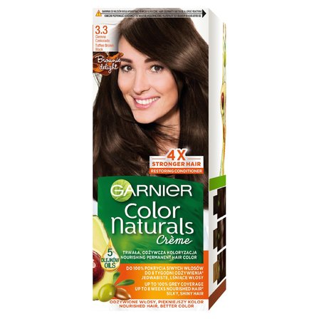 Garnier Color Naturals Crème Farba do włosów ciemna czekolada 3.3 (1)