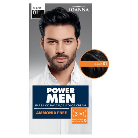 Joanna Power Men Color Cream Farba odsiwiająca 01 Black (4)