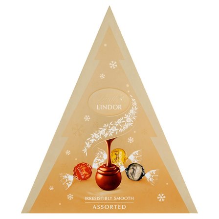 Lindt Lindor Pralinki z czekolady mlecznej białej i gorzkiej z nadzieniem 125 g (1)