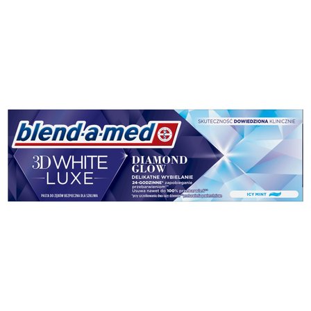 Blend-a-med 3DWhite Luxe Diamond Glow Pasta do zębów 75 ml (1)