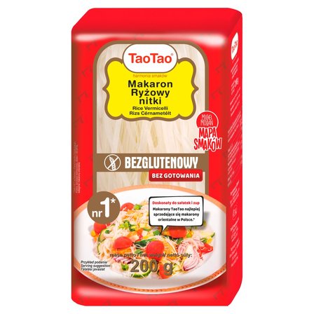 Tao Tao Makaron ryżowy nitki 200 g (1)