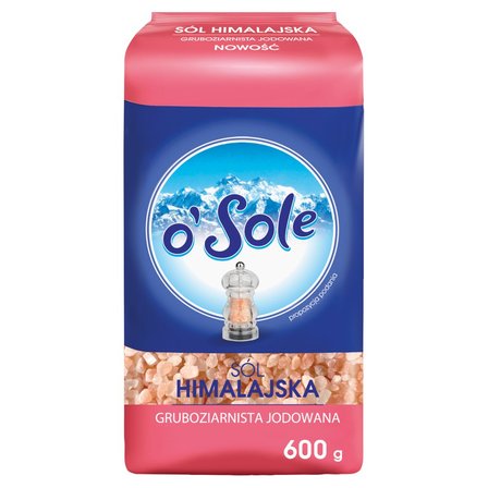 o'Sole Sól himalajska gruboziarnista jodowana 600 g (1)