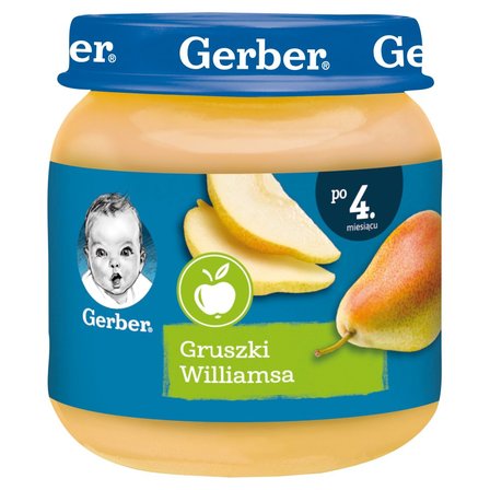 Gerber Gruszki Williamsa dla niemowląt po 4. miesiącu 125 g (1)