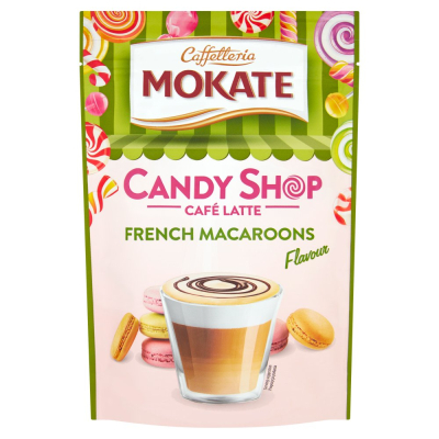 Mokate Caffetteria Candy Shop Napój kawowy w proszku o smaku makaroników 110 g (1)