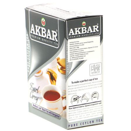 Akbar Earl Grey Herbata czarna 100 g (2)