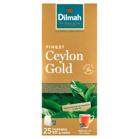 Dilmah Finest Ceylon Gold Klasyczna czarna herbata 50 g (25 x 2 g) (1)