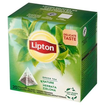 Lipton Nature Herbata zielona aromatyzowana 28 g (20 torebek) (3)