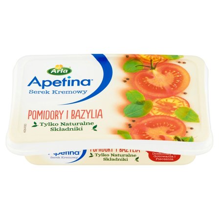 Arla Apetina Serek kremowy pomidory i bazylia 125 g (2)