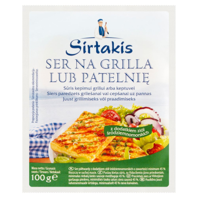 Sirtakis Ser na grilla lub patelnię z dodatkiem ziół śródziemnomorskich 100 g (2)