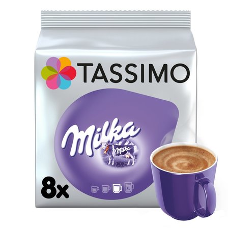 Tassimo Milka Słodzony napój kakaowy w proszku z odtłuszczonym mlekiem w proszku 240 g (8 kapsułek) (3)