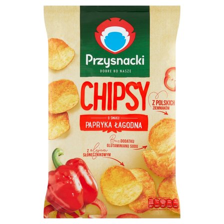 Przysnacki Chipsy o smaku papryka łagodna 135 g (1)