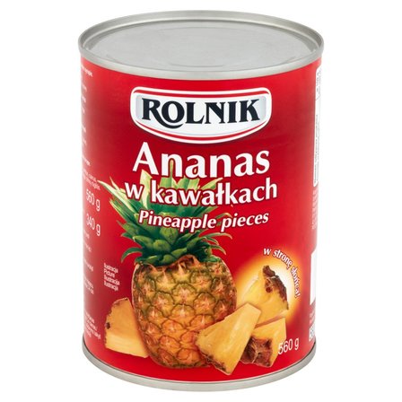 Rolnik Ananas w kawałkach 560 g (2)