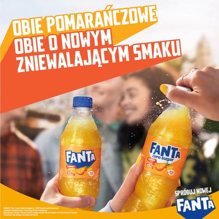 Fanta zero Napój gazowany o smaku pomarańczowym 500 ml (4)