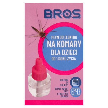 Bros Płyn do elektro na komary dla dzieci od 1 roku życia 40 ml (1)