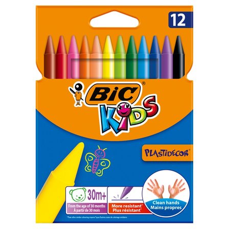 BiC Kids Plastidecor Kredki świecowe 12 sztuk (1)