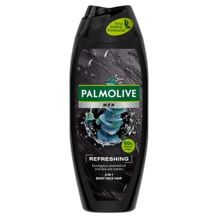 Palmolive MEN Refreshing odświeżający żel pod prysznic dla mężczyzn 3w1 eukaliptus sól morska 500ml (1)