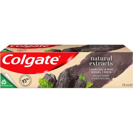 Colgate Natural Extracts Charcoal + White Pasta do zębów 75 ml (1)