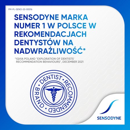 Sensodyne Whitening Wyrób medyczny pasta do zębów z fluorkiem odbudowa i ochrona 75 ml (7)