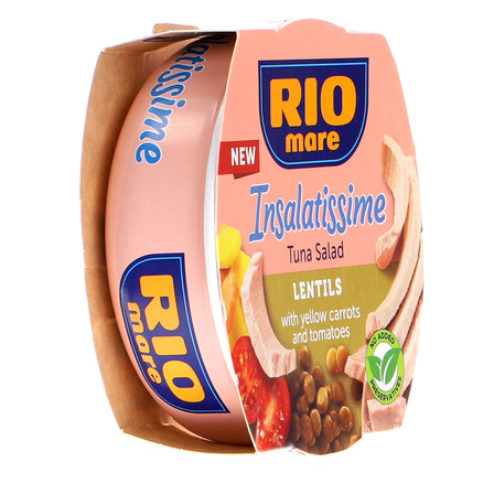 RIO mare Lentils Insalatissime Gotowe danie z warzyw i tuńczyka 160 g (10)