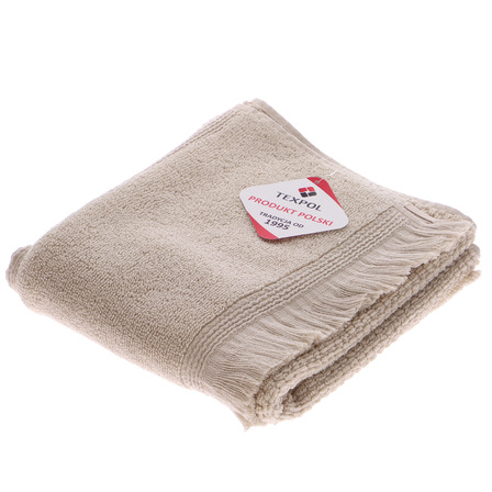 Texpol ręcznik bawełniany beżowy 50x90cm (1)