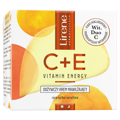 Lirene C+E Vitamin Energy Odżywczy krem nawilżający 50 ml (1)