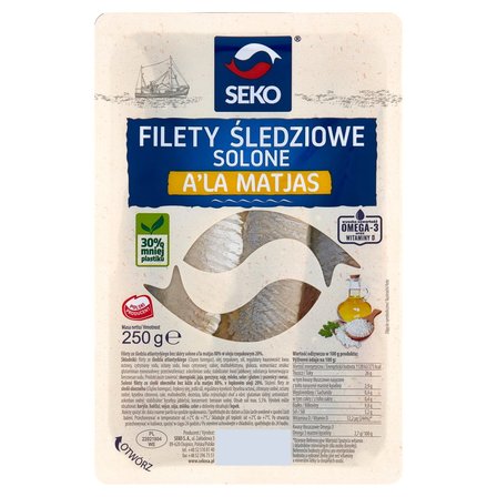 Seko Filety śledziowe solone a'la matjas 250 g (1)