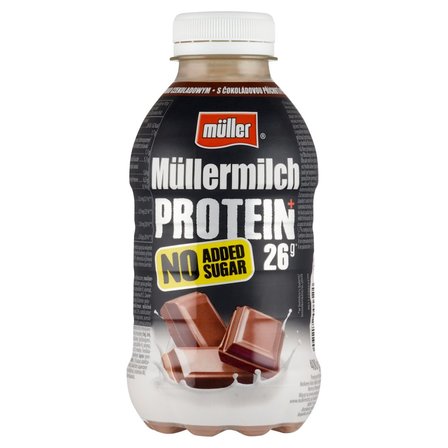 Müller Müllermilch Protein Napój mleczny o smaku czekoladowym 400 g (1)