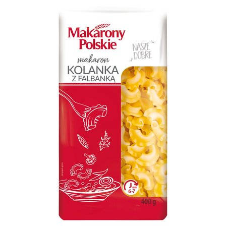 Makarony Polskie Makaron kolanka z falbanką 400 g (1)
