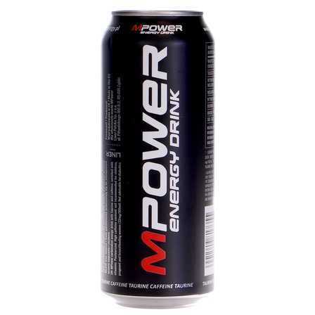 MPOWER napój gazowany energetyzujący z tauryną i kofeiną 500 ml (1)
