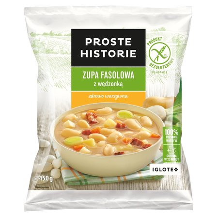 Proste Historie Zupa fasolowa z wędzonką 450 g (1)