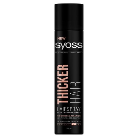 Syoss Thicker Hair Lakier do włosów pogrubiający ekstramocny 300 ml (1)