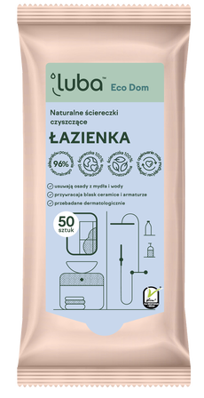 LUBA Eco Dom ściereczki 50szt ŁAZIENKA (1)