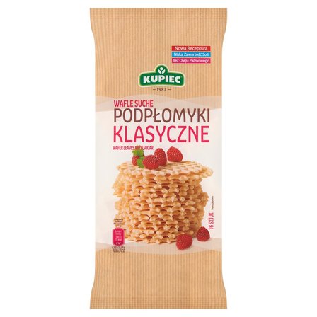 Kupiec Wafle suche podpłomyki z cukrem 140 g (16 sztuk) (1)