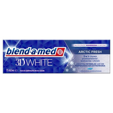 Blend-a-med 3D White Arctic Fresh Pasta do zębów 75ml (1)