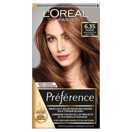 L'Oréal Paris Préférence Farba do włosów jasny bursztyn 6.35 Havana (1)