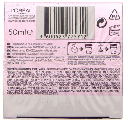 L'Oreal Paris Hyaluron Specialist Krem nawilżający na dzień z SPF 20 50 ml (12)