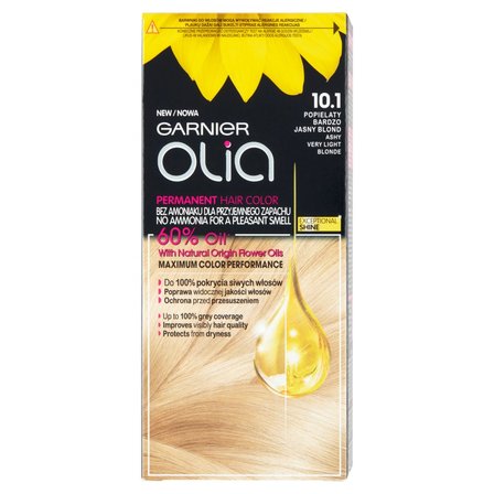 Garnier Olia Farba do włosów popielaty bardzo jasny blond 10.1 (1)