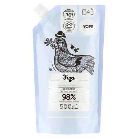 Yope Naturalne mydło do rąk figa 500 ml (1)