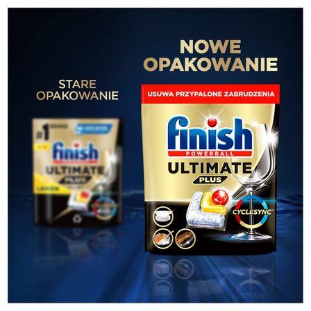 Finish Ultimate Plus Lemon Kapsułki do mycia naczyń w zmywarce 439,2 g (36 sztuk) (12)