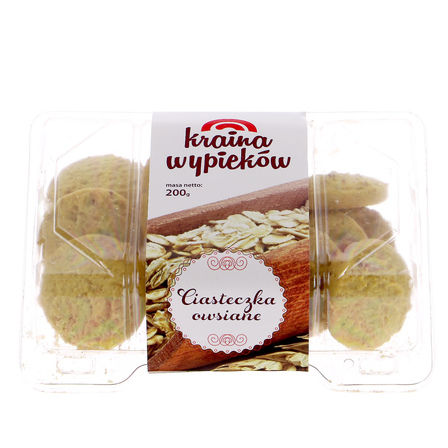 Kraina wypieków ciasteczka owsiane 200g (1)