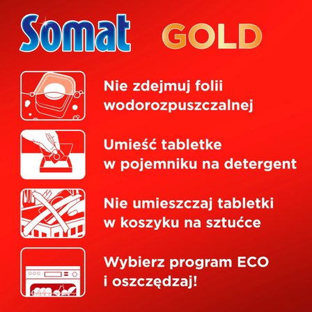 Somat Gold Tabletki do mycia naczyń w zmywarkach 598,4 g (34 sztuki) (7)