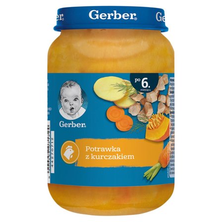 Gerber Potrawka z kurczakiem po 6. miesiącu 190 g (2)