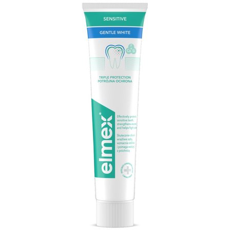elmex Sensitive Whitening Pasta do zębów z aminofluorkiem 75 ml (2)